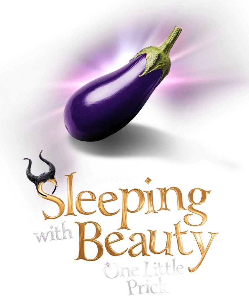 Sleeping with Beauty: One Little Prick logo on a purple background